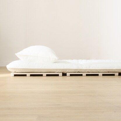 Semi-double 4-fold paulownia wood slat bed (CP4)