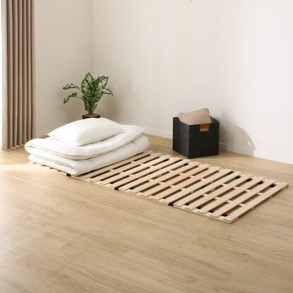 Single 4-fold cypress slat bed (CO4)