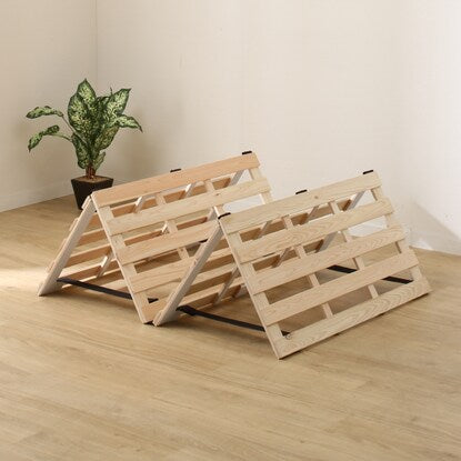 Single 4-fold cypress slat bed (CO4)