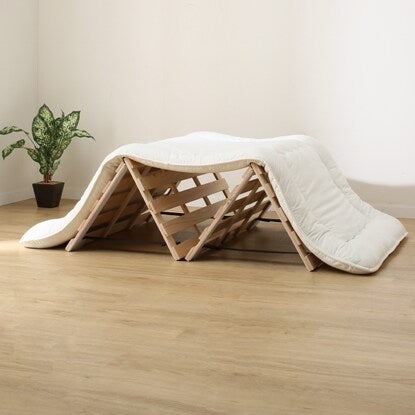 Single 4-fold cypress slat bed (CO4)