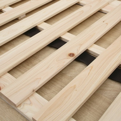 Semi-double 4-fold cypress slat bed (CO4)