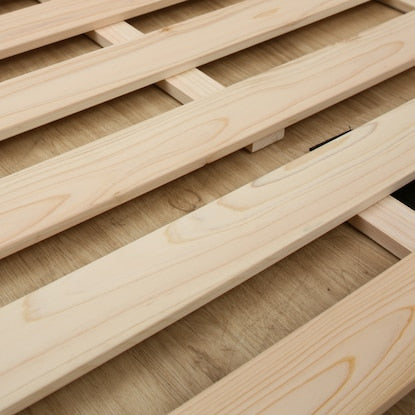 Semi-double 4-fold cypress slat bed (CO4)