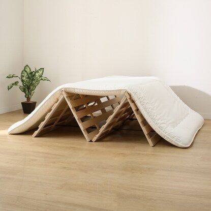 Double 4-fold cypress slat bed (CO4)