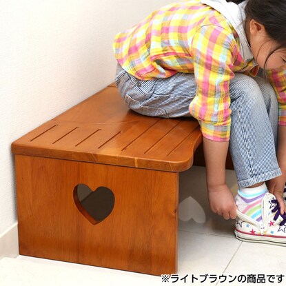 Leave it installed and it won't get in the way! Children's toilet step stool with 29cm opening (CSL290NA)