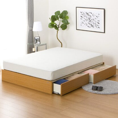 Bed frame (S, headless, with drawers)