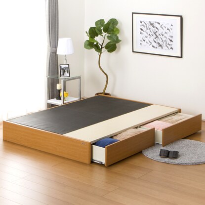 Bed frame (S, headless, with drawers)