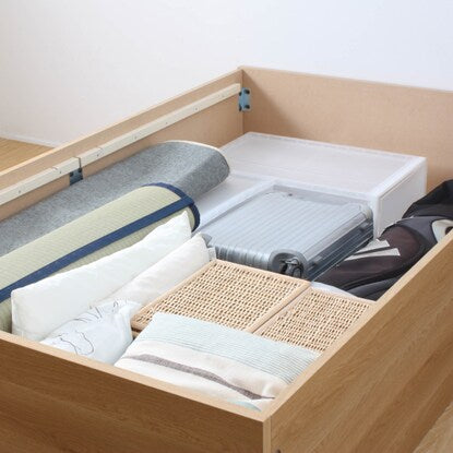 Single headless large capacity storage tatami bed (YHN NA)