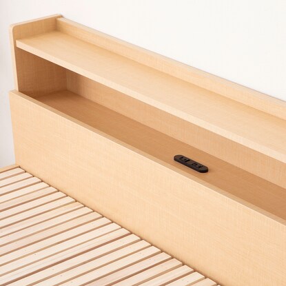 Semi-double high-density paulownia slat bed frame (NA2)