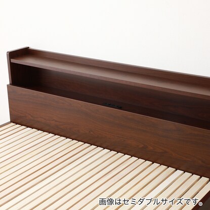 Single high-density paulownia slat bed frame (BR2)