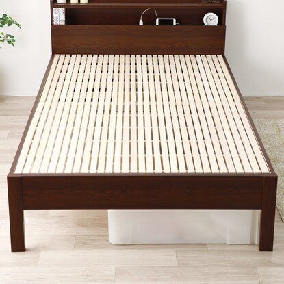 Semi-double high-density paulownia slat bed frame (BR2)