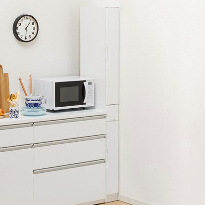 Gap storage with freely adjustable door orientation (Board door + board door type, width 15cm)