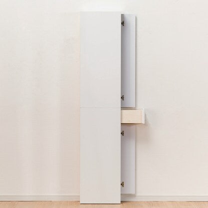 Gap storage with freely adjustable door orientation (Board door + board door type, width 15cm)