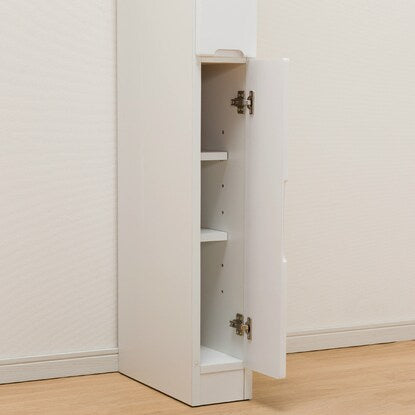 Gap storage with freely adjustable door orientation (Board door + board door type, width 15cm)