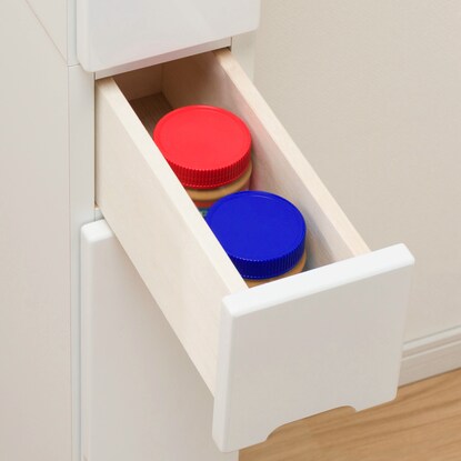 Gap storage with freely adjustable door orientation (Board door + board door type, width 15cm)