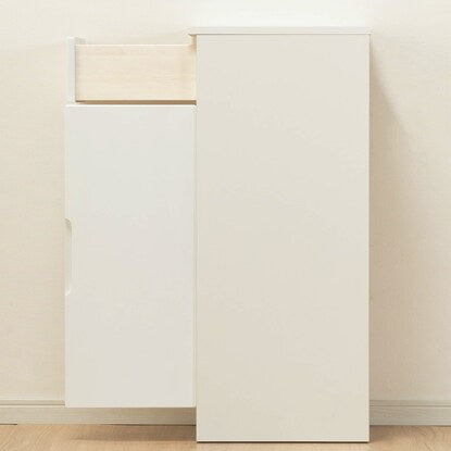 Slim counter (width 30cm) with doors that can be set in any direction