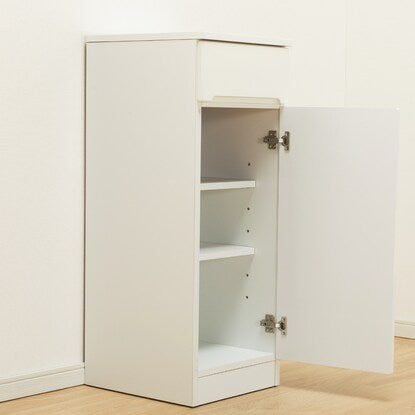 Slim counter (width 35cm) with doors that can be set in any direction