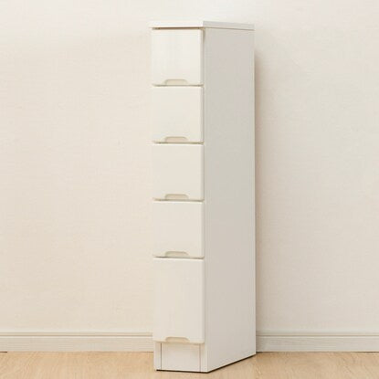 Slim counter with drawers selectable in 5cm increments (15cm width)