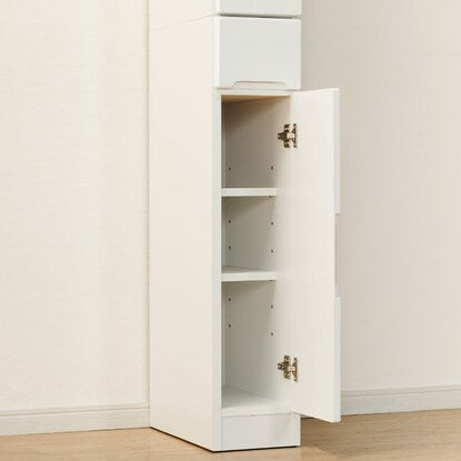 Gap storage with freely adjustable door orientation (Board door + board door type, width 20cm)