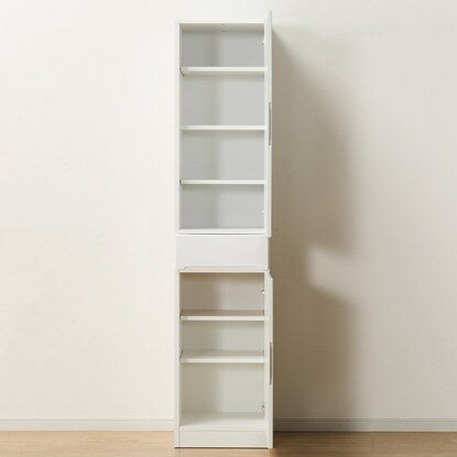 Gap storage with freely adjustable door orientation (Board door + board door type, width 40cm)