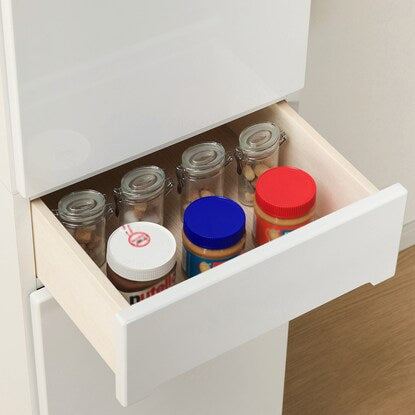 Gap storage with freely adjustable door orientation (Board door + board door type, width 40cm)