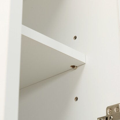 Gap storage with freely adjustable door direction (glass door + wooden door type, width 35cm)