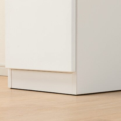 Gap storage with freely adjustable door direction (glass door + wooden door type, width 35cm)