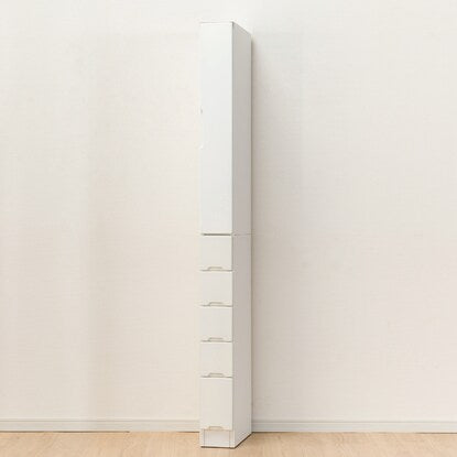 Gap storage with freely adjustable door direction (panel door + drawer type, width 15cm)