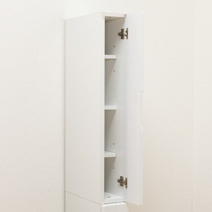 Gap storage with freely adjustable door direction (panel door + drawer type, width 15cm)