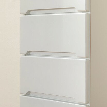 Gap storage with freely adjustable door direction (panel door + drawer type, width 30cm)