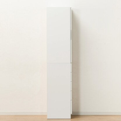 Gap storage with freely adjustable door direction (panel door + drawer type, width 35cm)