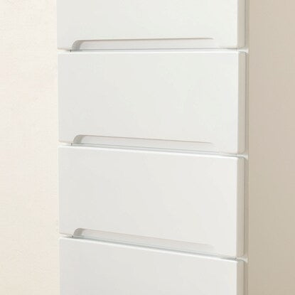 Gap storage with freely adjustable door direction (panel door + drawer type, width 35cm)