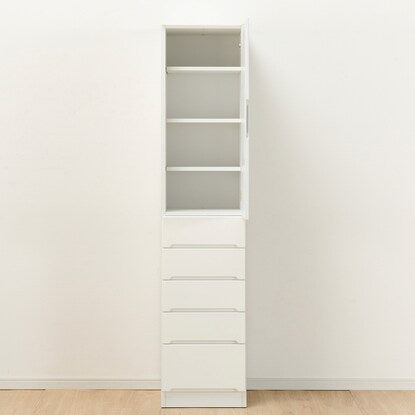 Gap storage with freely adjustable door direction (panel door + drawer type, width 40cm)