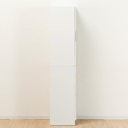 Gap storage with freely adjustable door direction (panel door + drawer type, width 40cm)