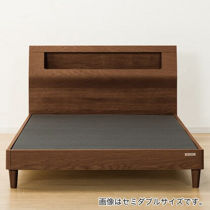 Bed frame with shelf and power outlet (DS cabinet, no drawers, MBR)