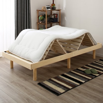 Single bed frame with 3 adjustable heights (N-Laclean NA)