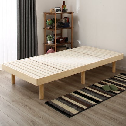 Single bed frame with 3 adjustable heights (N-Laclean NA)