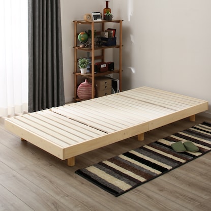 Single bed frame with 3 adjustable heights (N-Laclean NA)