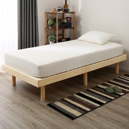 Single bed frame with 3 adjustable heights (N-Laclean NA)