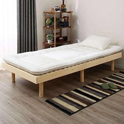 Single bed frame with 3 adjustable heights (N-Laclean NA)