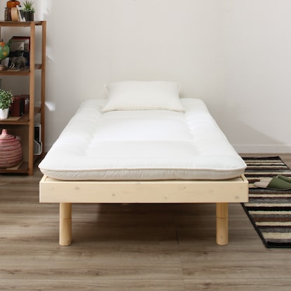 Single bed frame with 3 adjustable heights (N-Laclean NA)