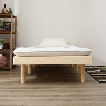 Single bed frame with 3 adjustable heights (N-Laclean NA)