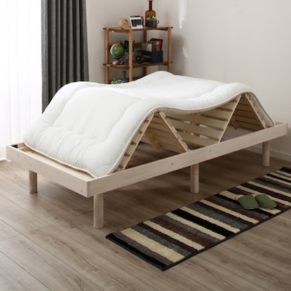 Single bed frame with 3 adjustable heights (N-Laclean WW)