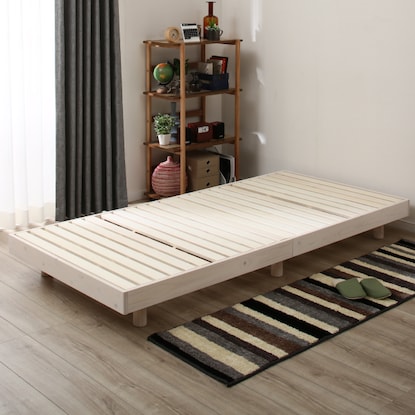 Single bed frame with 3 adjustable heights (N-Laclean WW)