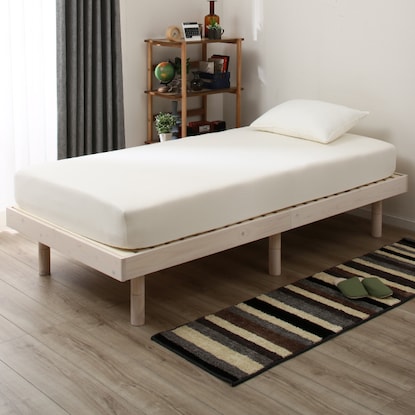 Single bed frame with 3 adjustable heights (N-Laclean WW)