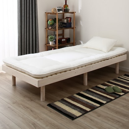 Single bed frame with 3 adjustable heights (N-Laclean WW)