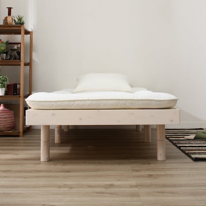 Single bed frame with 3 adjustable heights (N-Laclean WW)