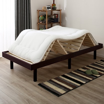 Single bed frame with 3 adjustable heights (N-Laclean DBR)