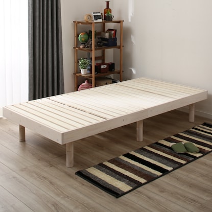 Semi-double bed frame with 3 height adjustments (N-Laclean WW)