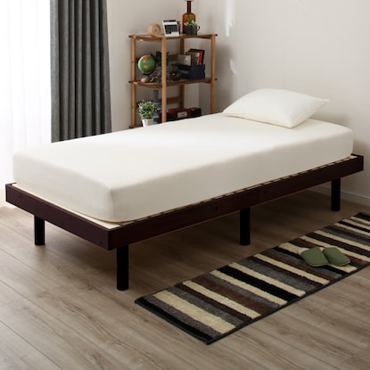 Semi-double bed frame with 3 height adjustments (N-Laclean DBR)