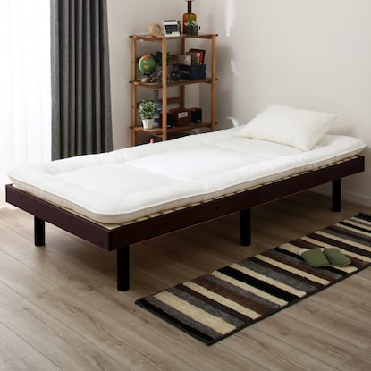 Semi-double bed frame with 3 height adjustments (N-Laclean DBR)